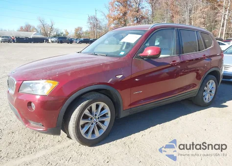 2013 BMW X3 xDrive28I from USA, damaged, VIN 5UXWX9C52D0A23322